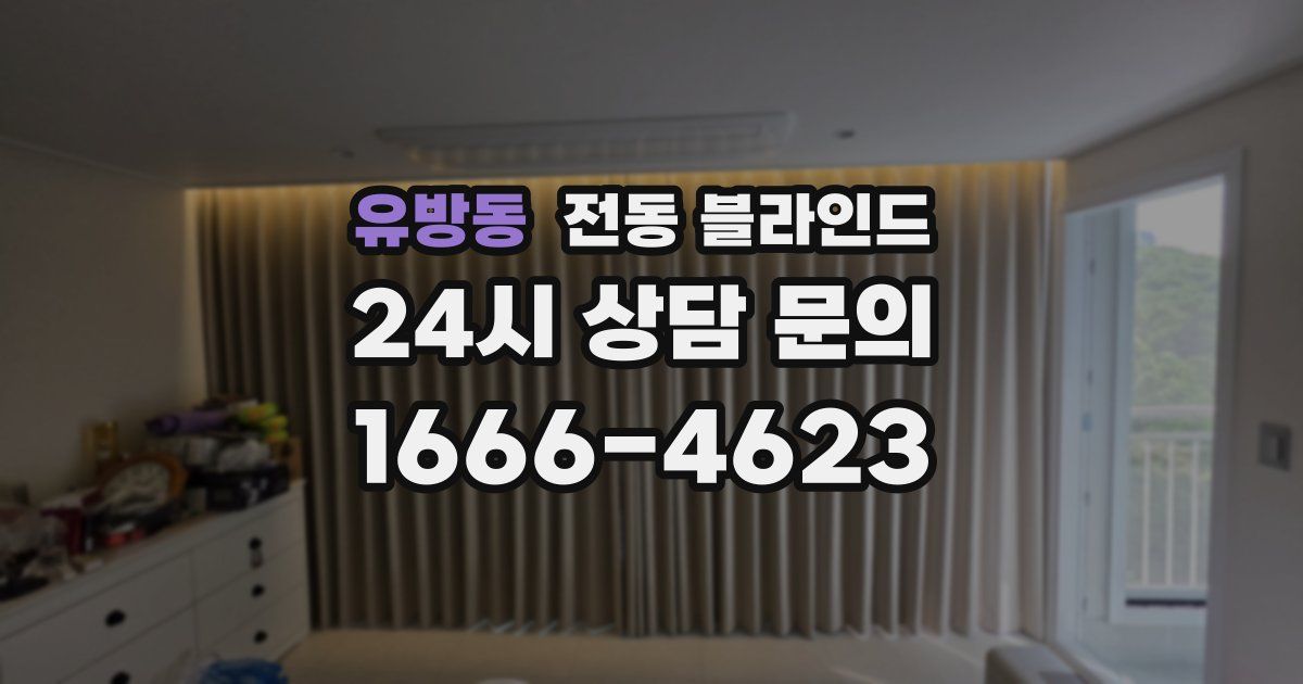 유방동 전동 블라인드