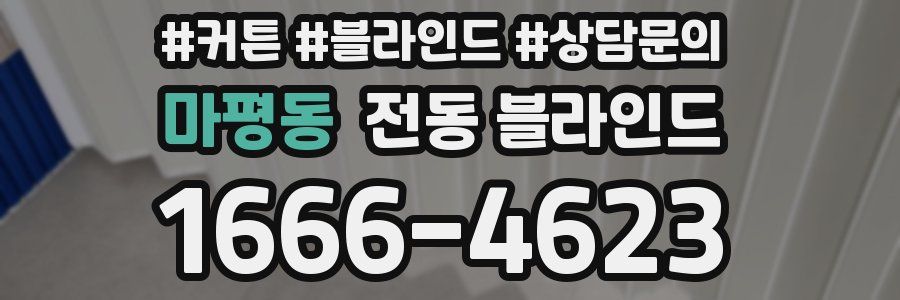 마평동 전동 블라인드