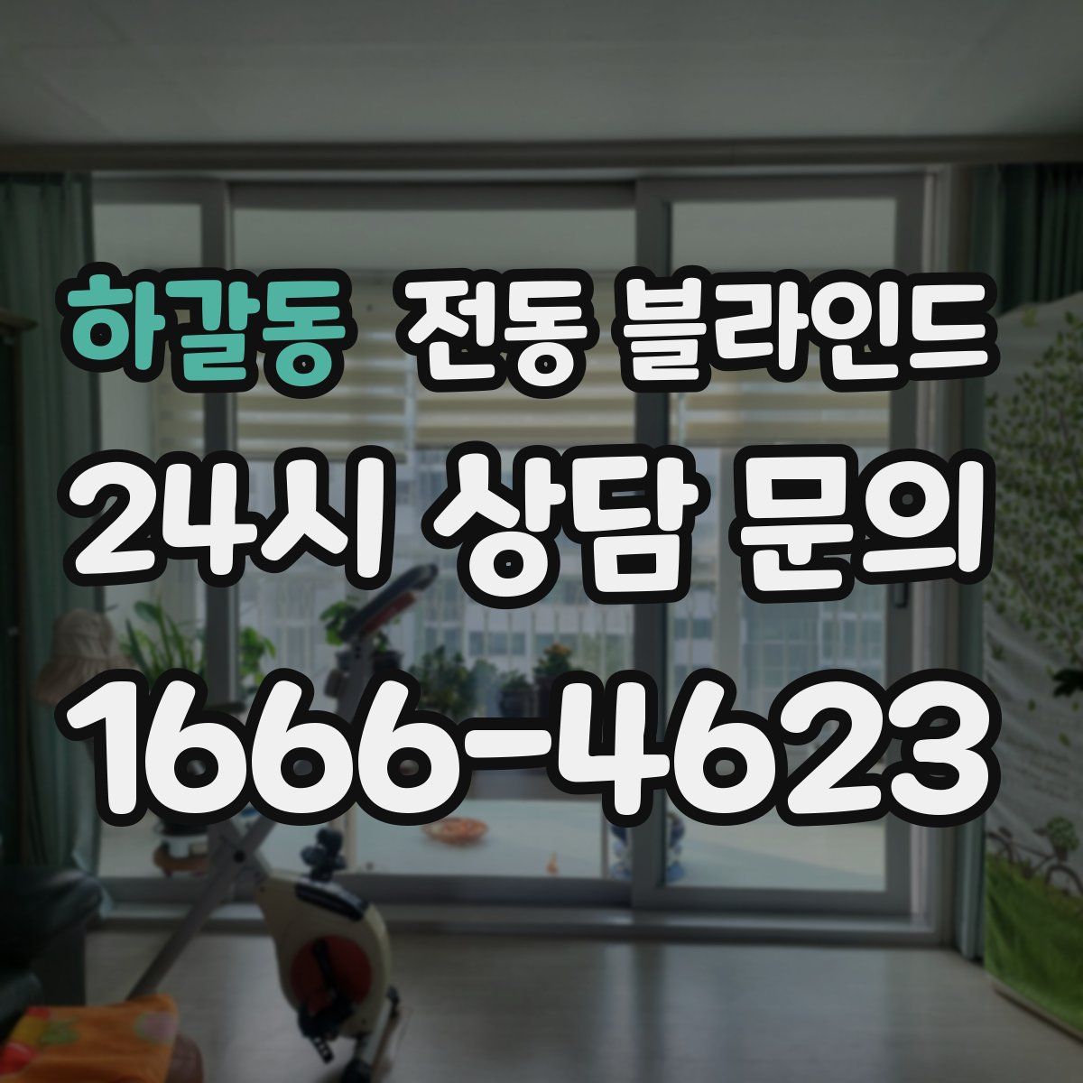 하갈동 전동 블라인드