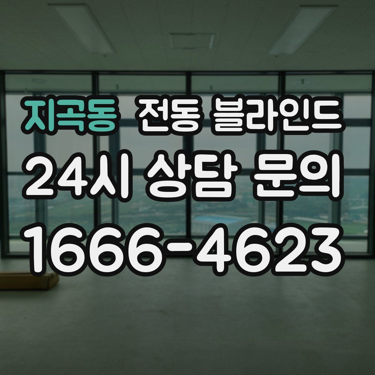 지곡동 전동 블라인드