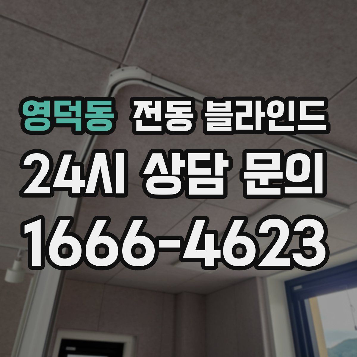 영덕동 전동 블라인드