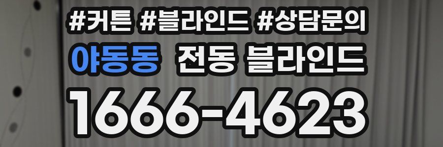 야동동 전동 블라인드