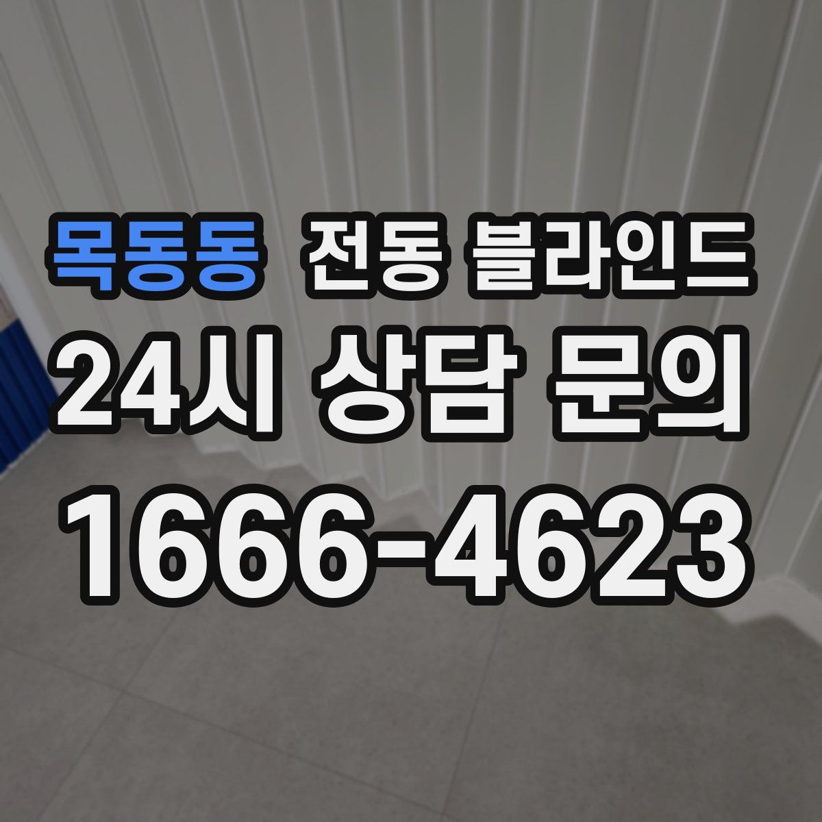 목동동 전동 블라인드