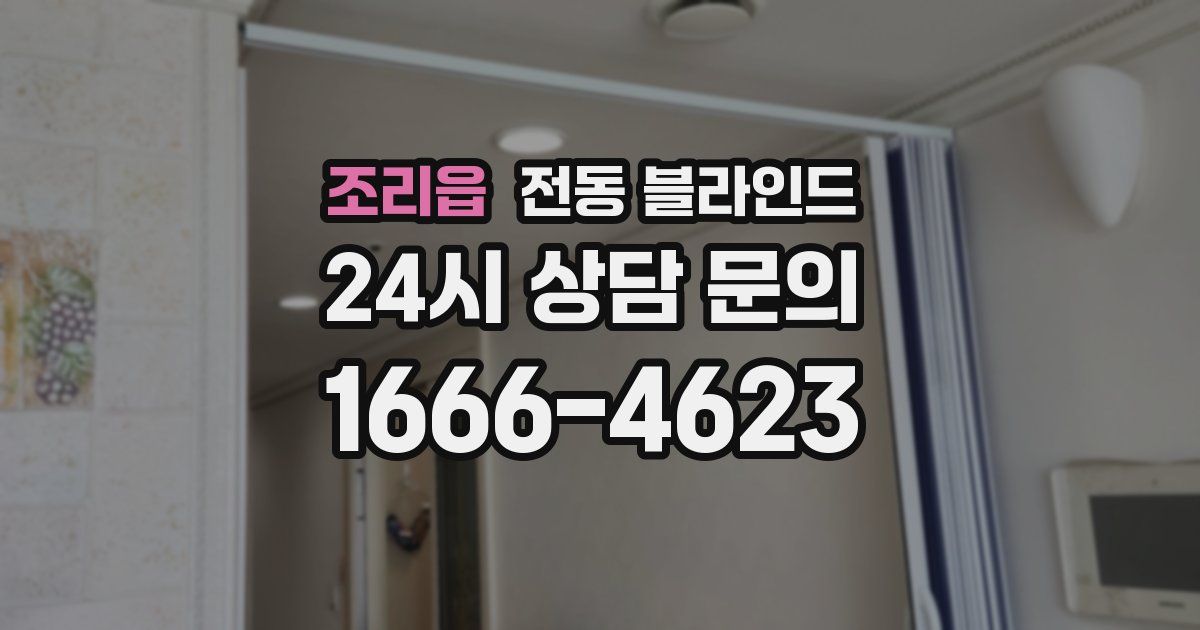 조리읍 전동 블라인드