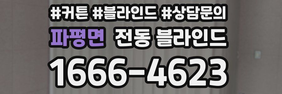 파평면 전동 블라인드