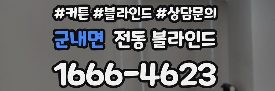 군내면 전동 블라인드