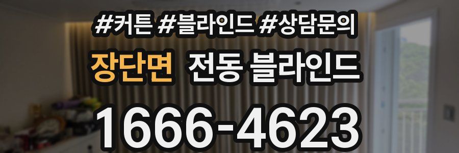 장단면 전동 블라인드