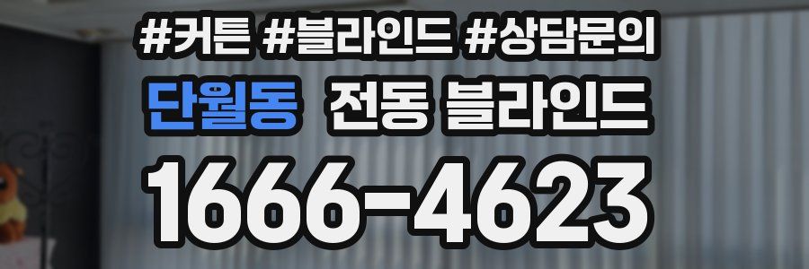 단월동 전동 블라인드