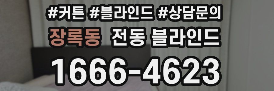 장록동 전동 블라인드