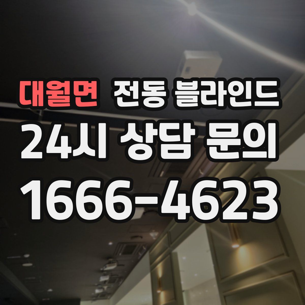 대월면 전동 블라인드