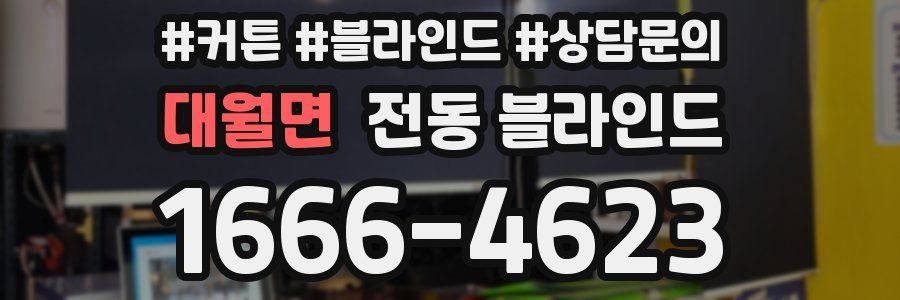 대월면 전동 블라인드