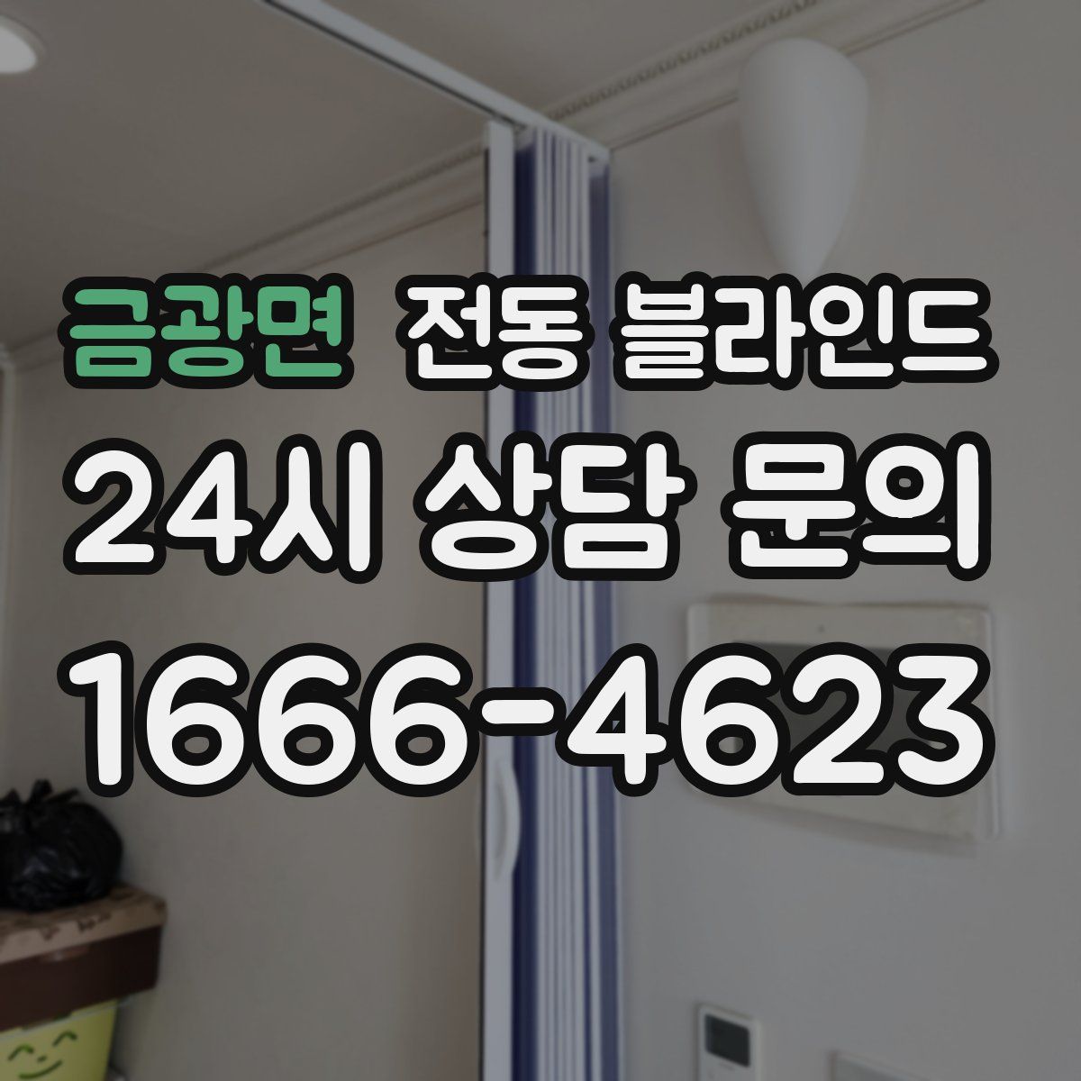 금광면 전동 블라인드