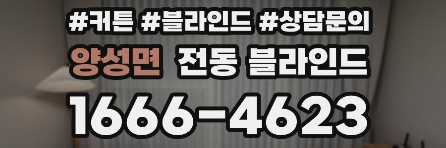 양성면 전동 블라인드