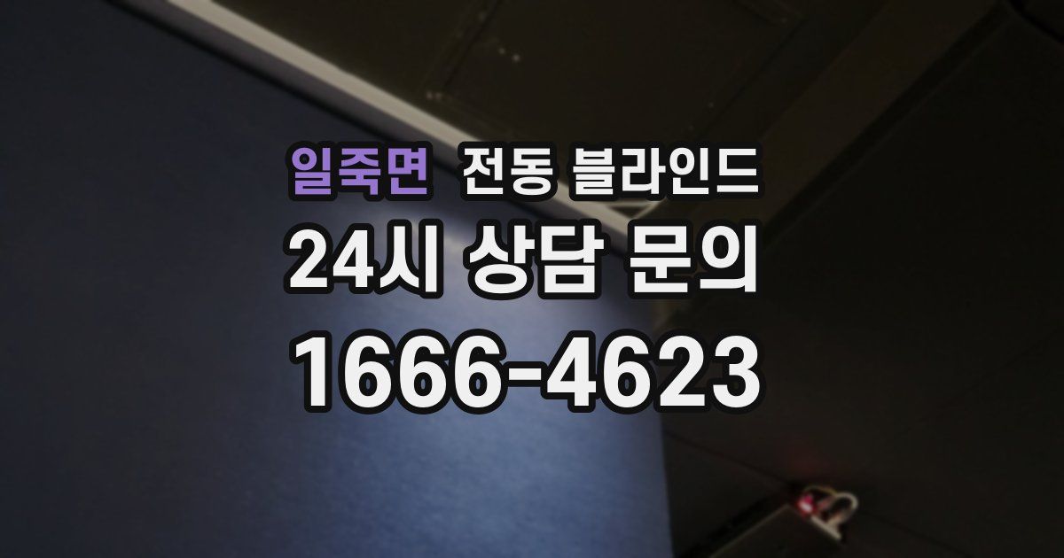 일죽면 전동 블라인드