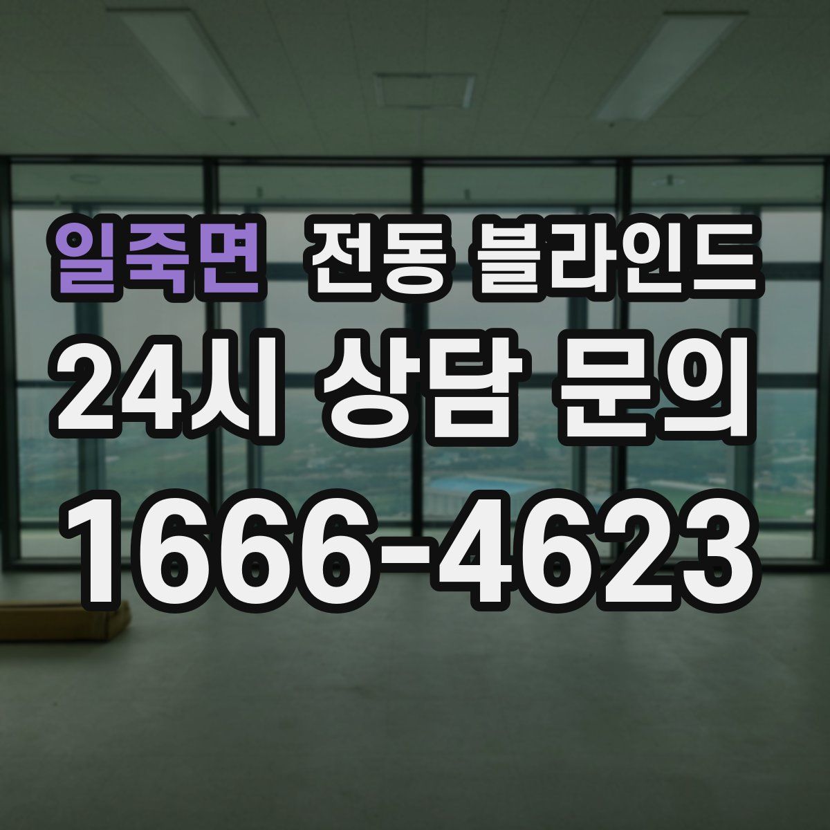 일죽면 전동 블라인드