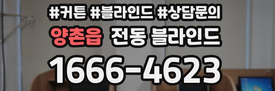 양촌읍 전동 블라인드