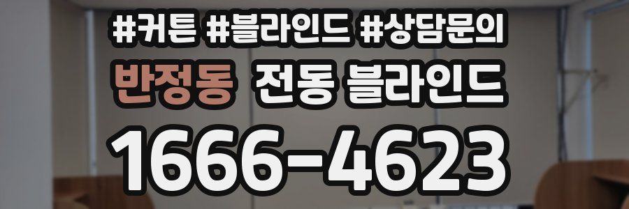 반정동 전동 블라인드
