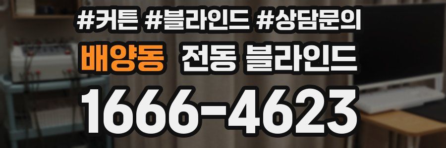 배양동 전동 블라인드
