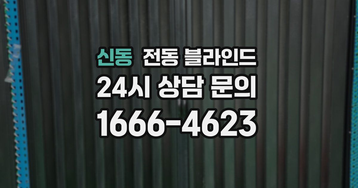 신동 전동 블라인드