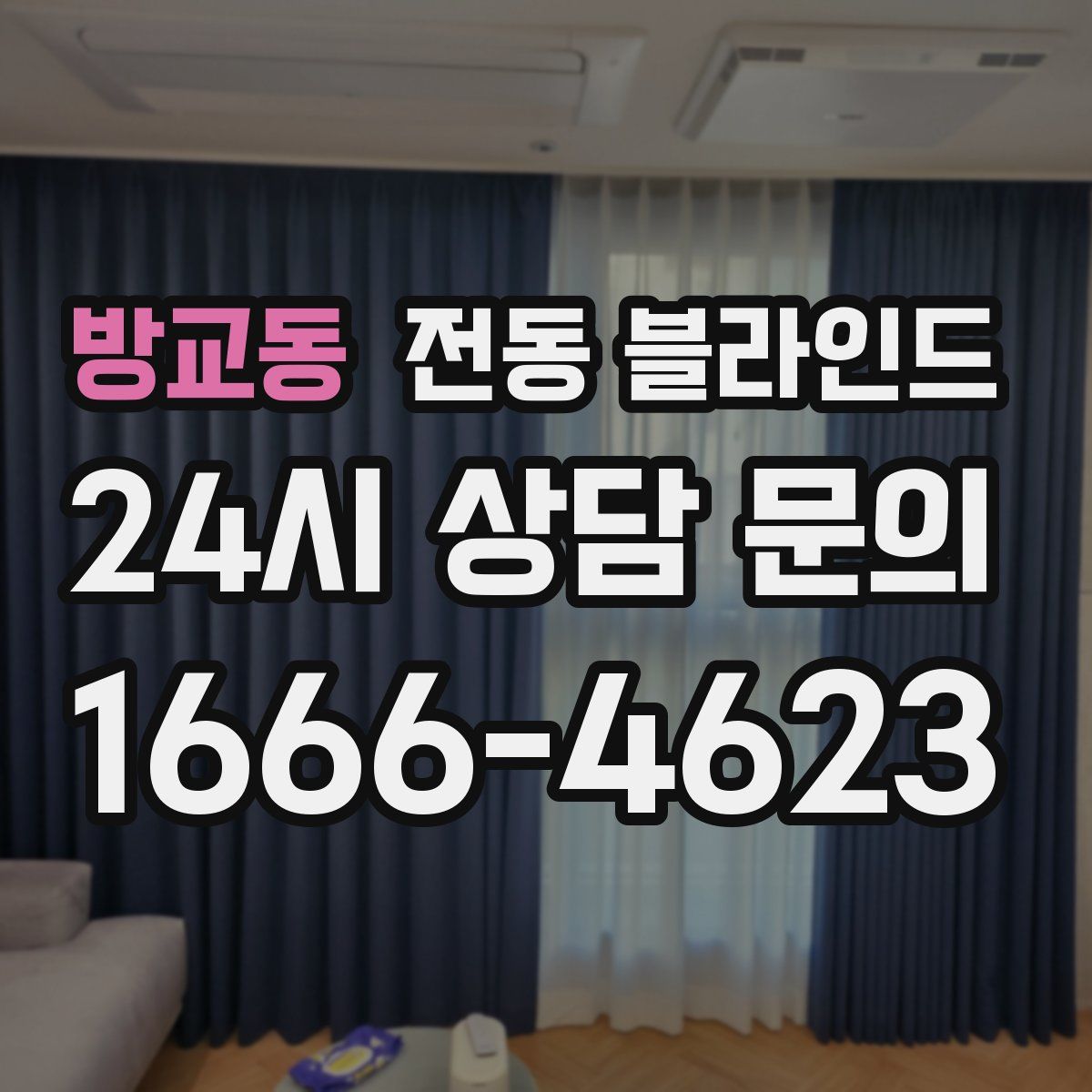 방교동 전동 블라인드