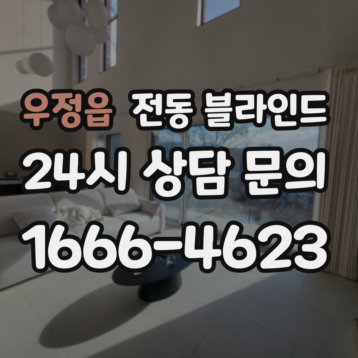우정읍 전동 블라인드