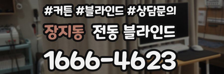장지동 전동 블라인드