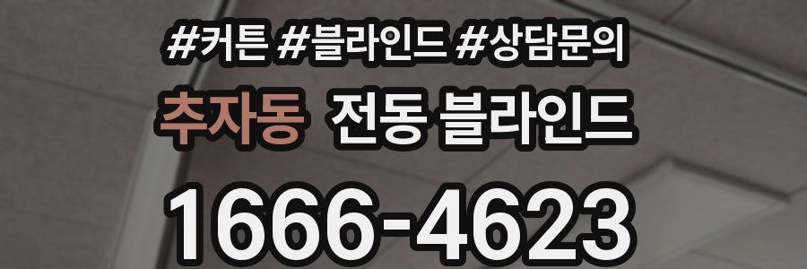 추자동 전동 블라인드
