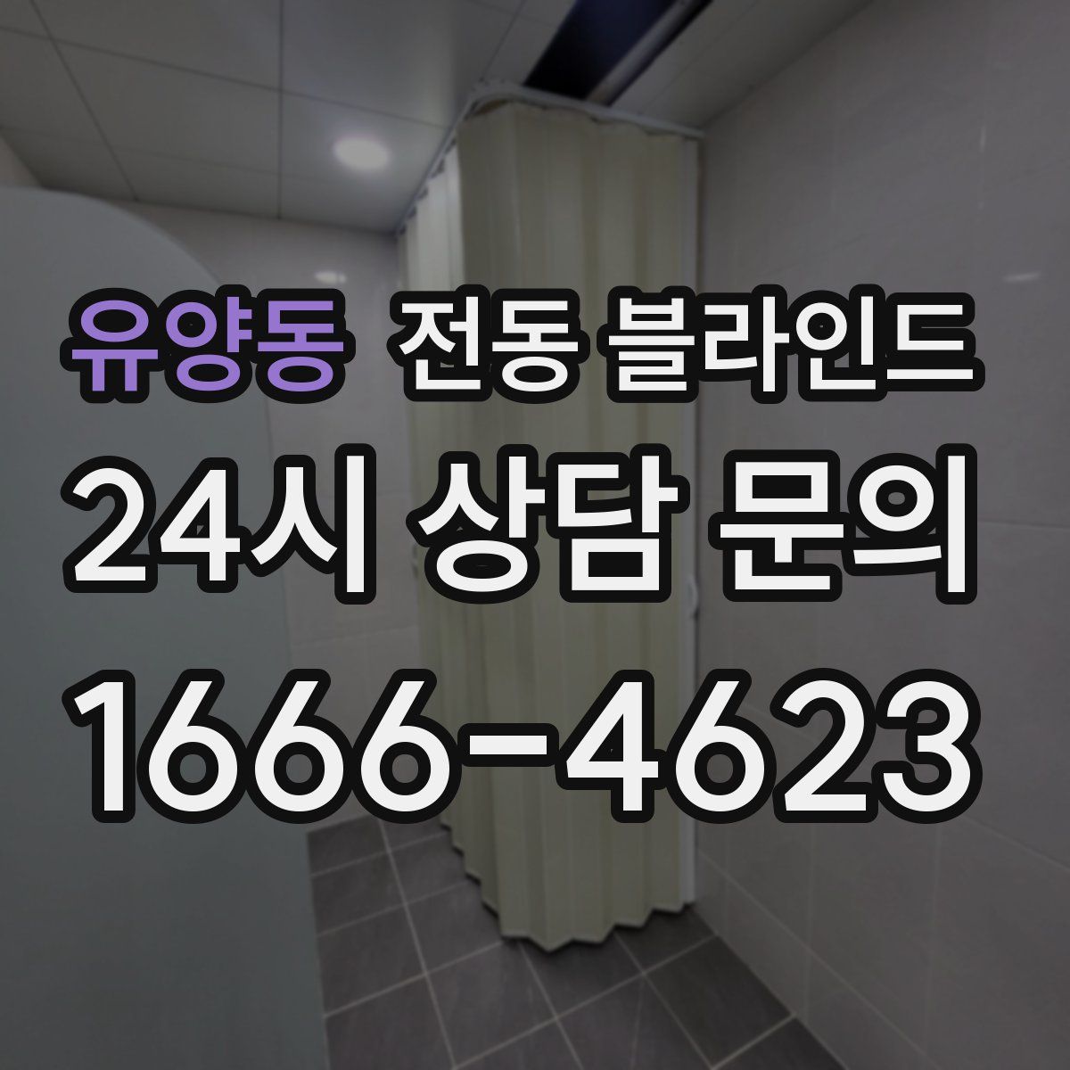 유양동 전동 블라인드