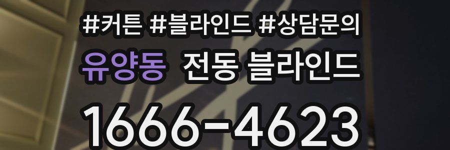 유양동 전동 블라인드