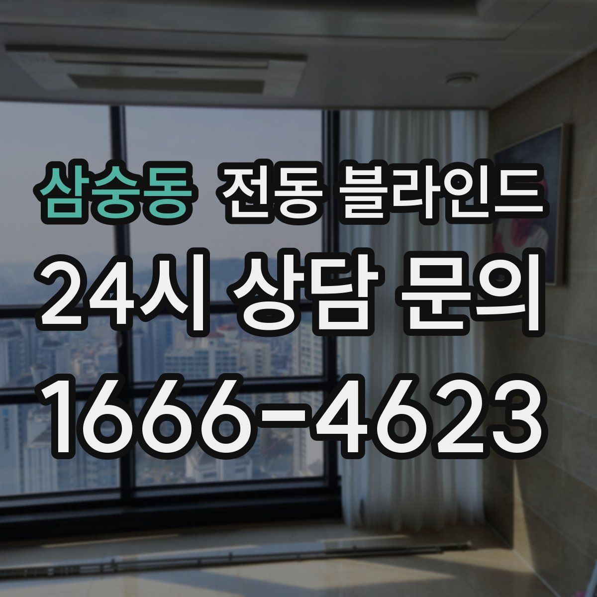 삼숭동 전동 블라인드