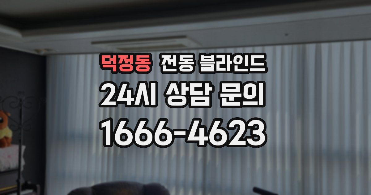 덕정동 전동 블라인드