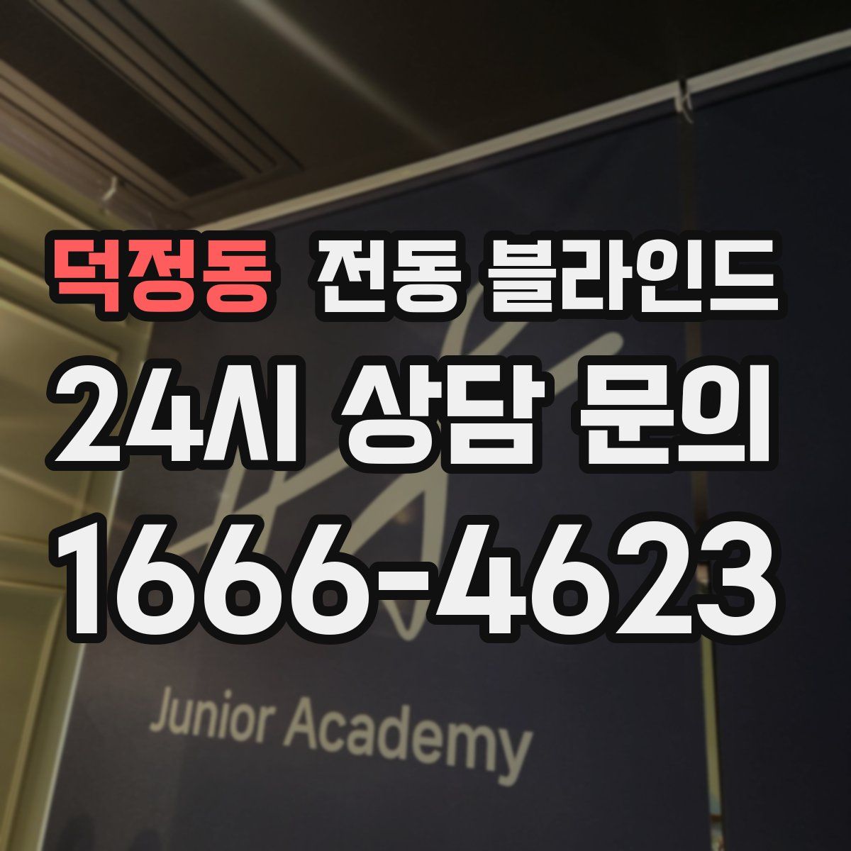 덕정동 전동 블라인드
