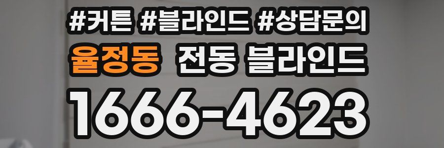 율정동 전동 블라인드