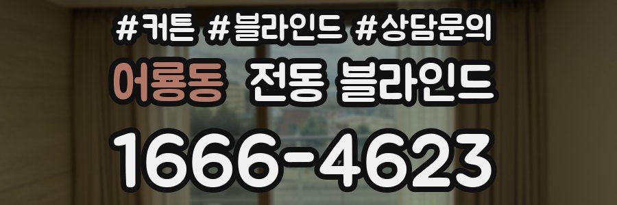 어룡동 전동 블라인드