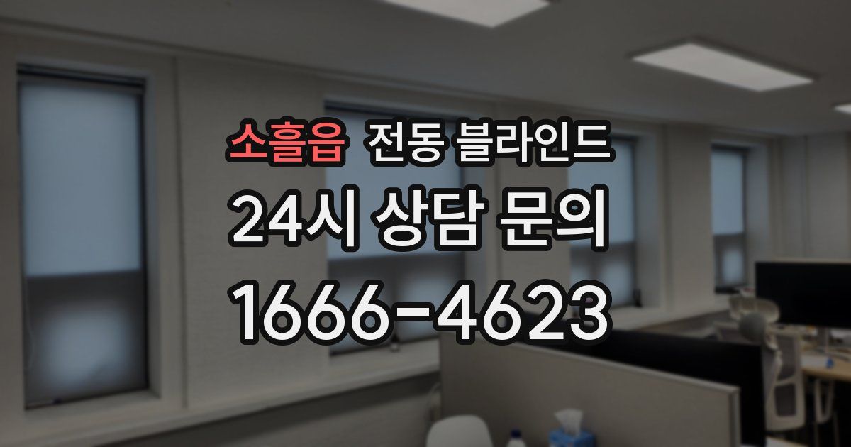소흘읍 전동 블라인드
