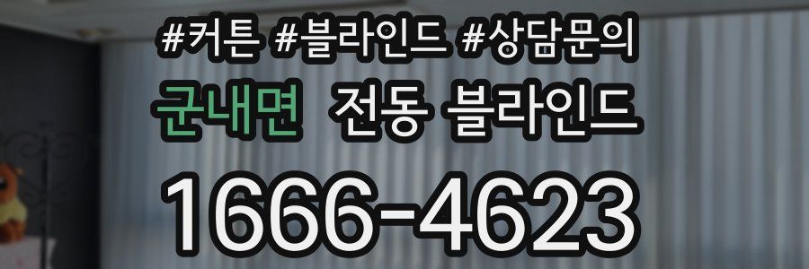 군내면 전동 블라인드