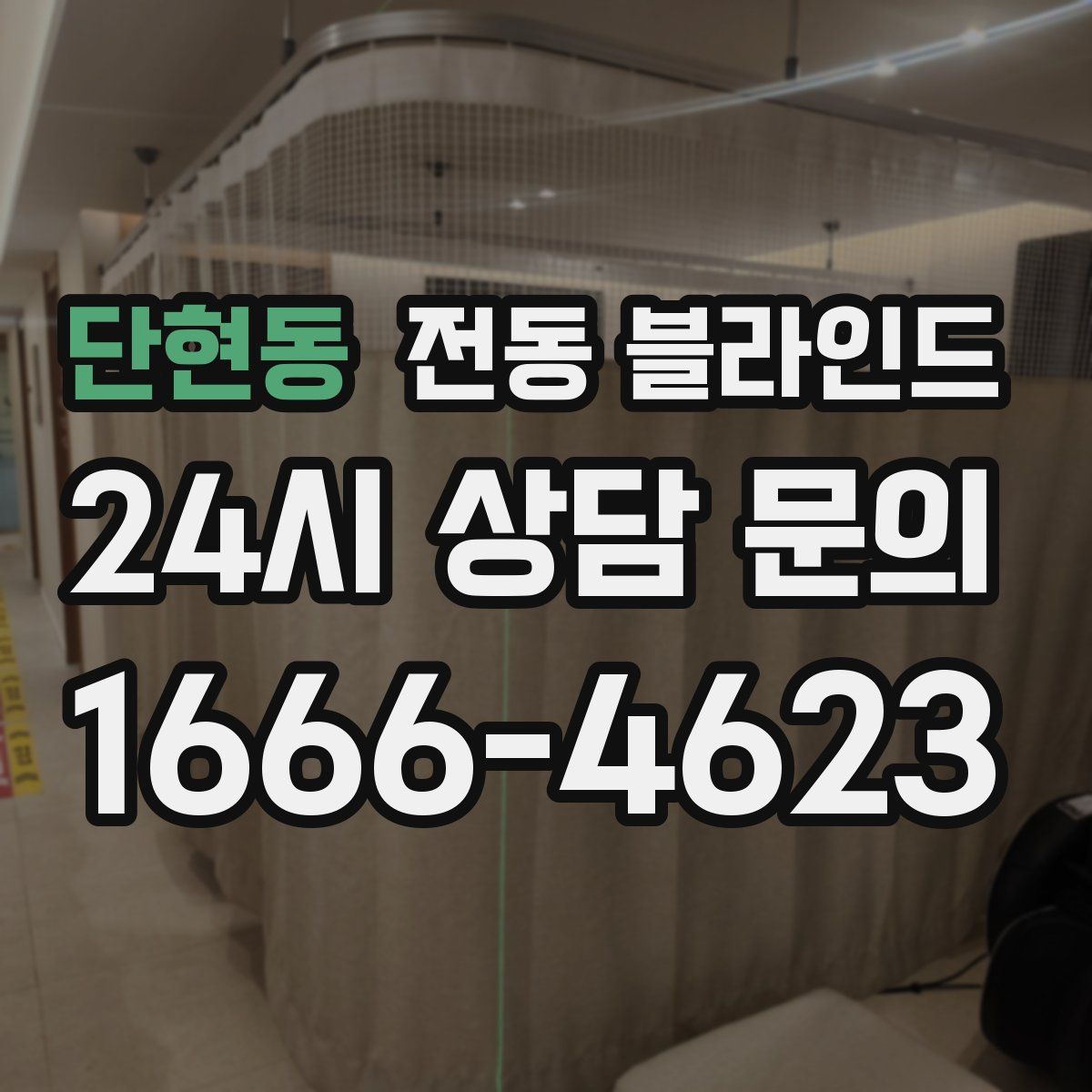 단현동 전동 블라인드