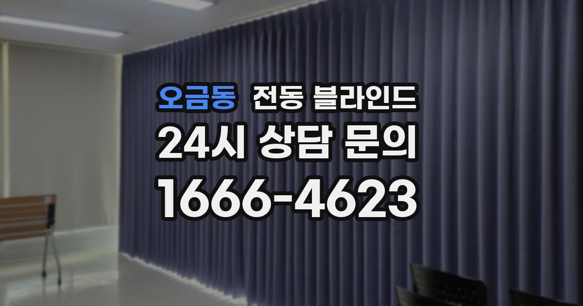 오금동 전동 블라인드