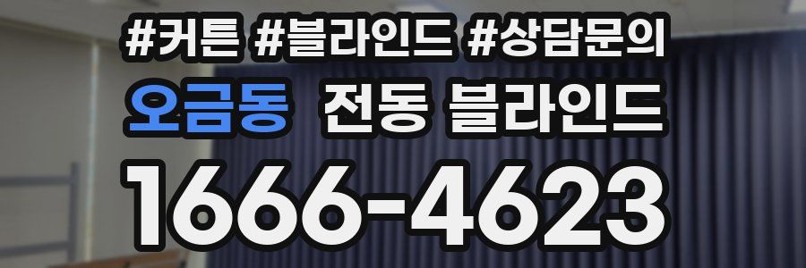 오금동 전동 블라인드