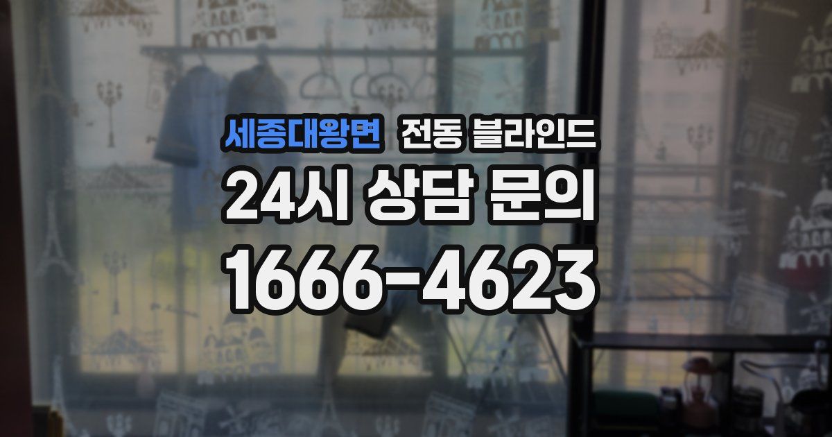 세종대왕면 전동 블라인드