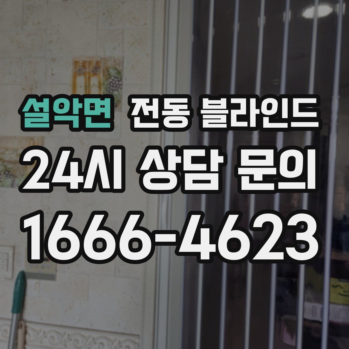 설악면 전동 블라인드