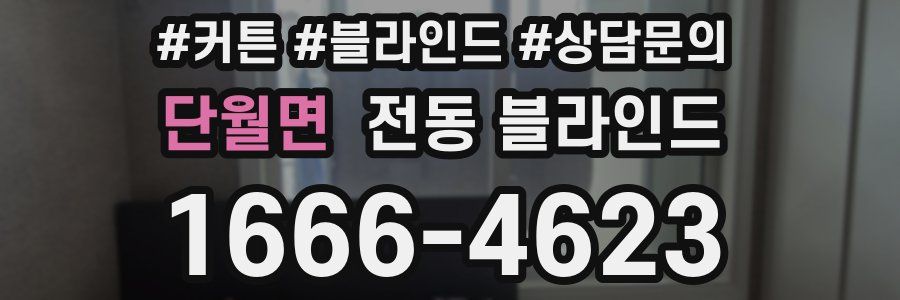 단월면 전동 블라인드