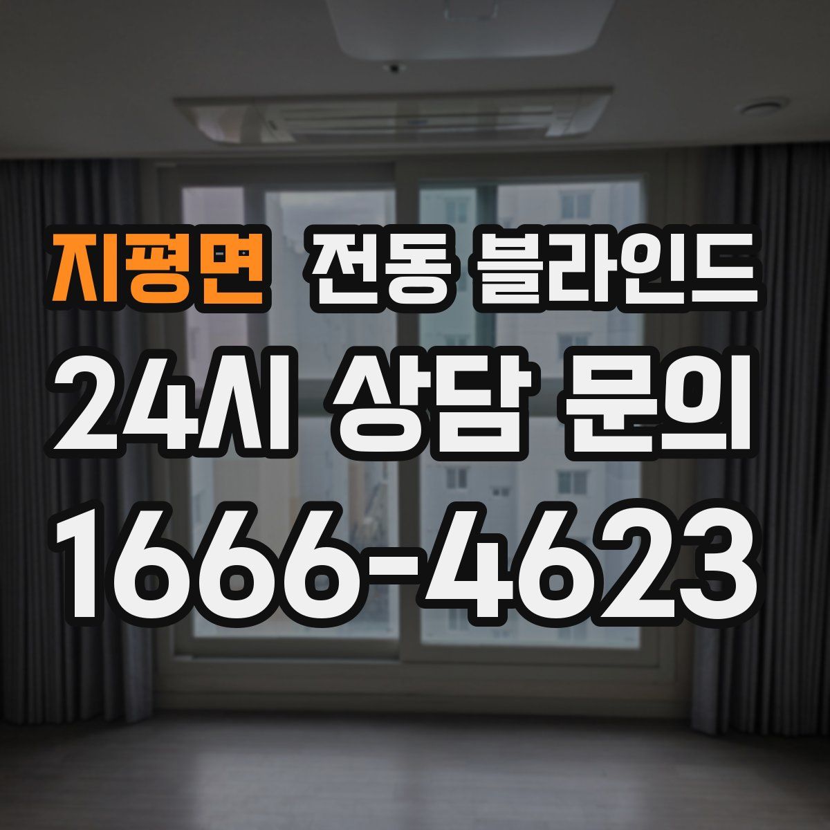 지평면 전동 블라인드