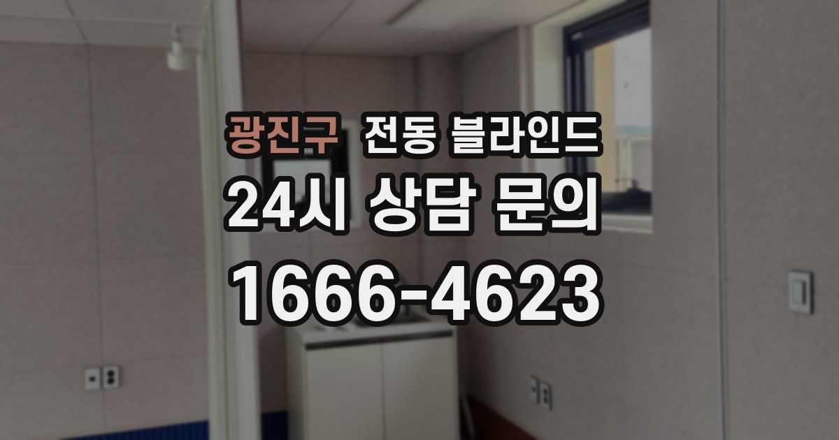 광진구 전동 블라인드