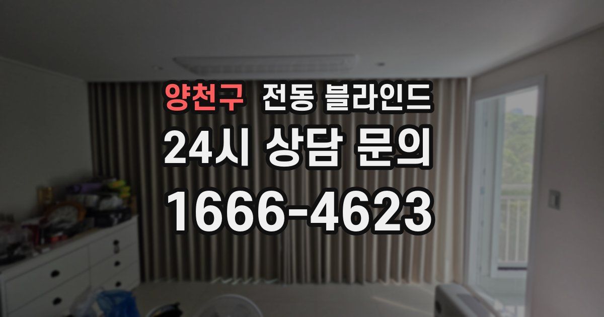 양천구 전동 블라인드
