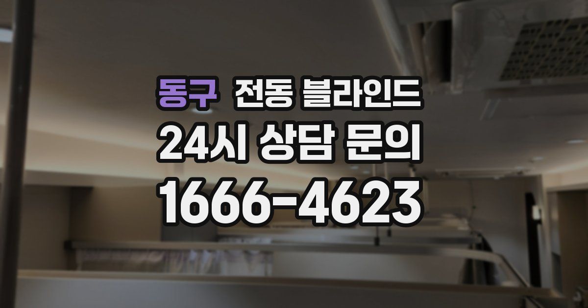 동구 전동 블라인드