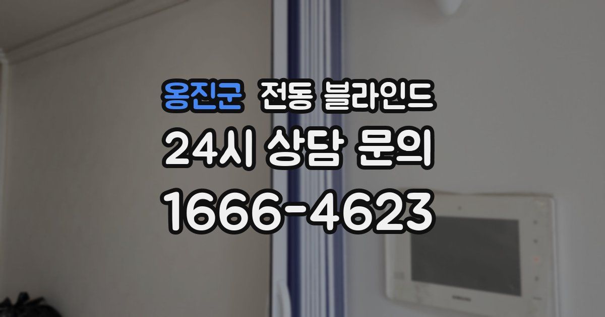 옹진군 전동 블라인드