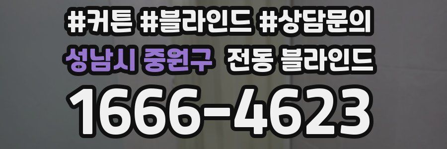 성남시 중원구 전동 블라인드