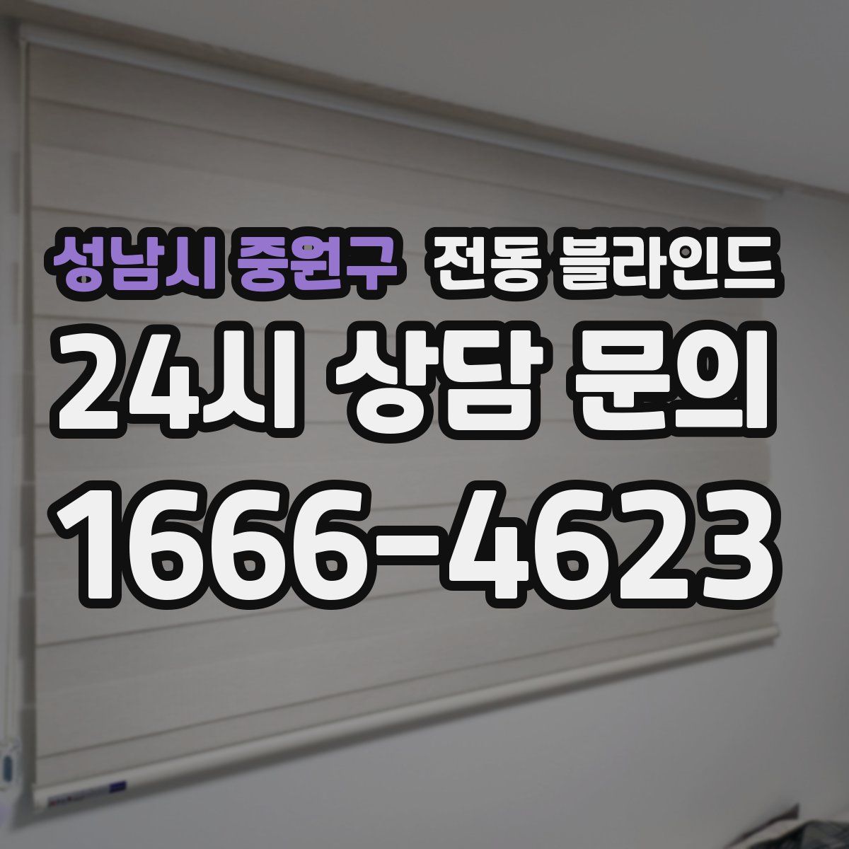 성남시 중원구 전동 블라인드
