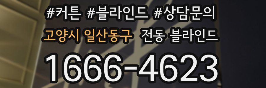 고양시 일산동구 전동 블라인드